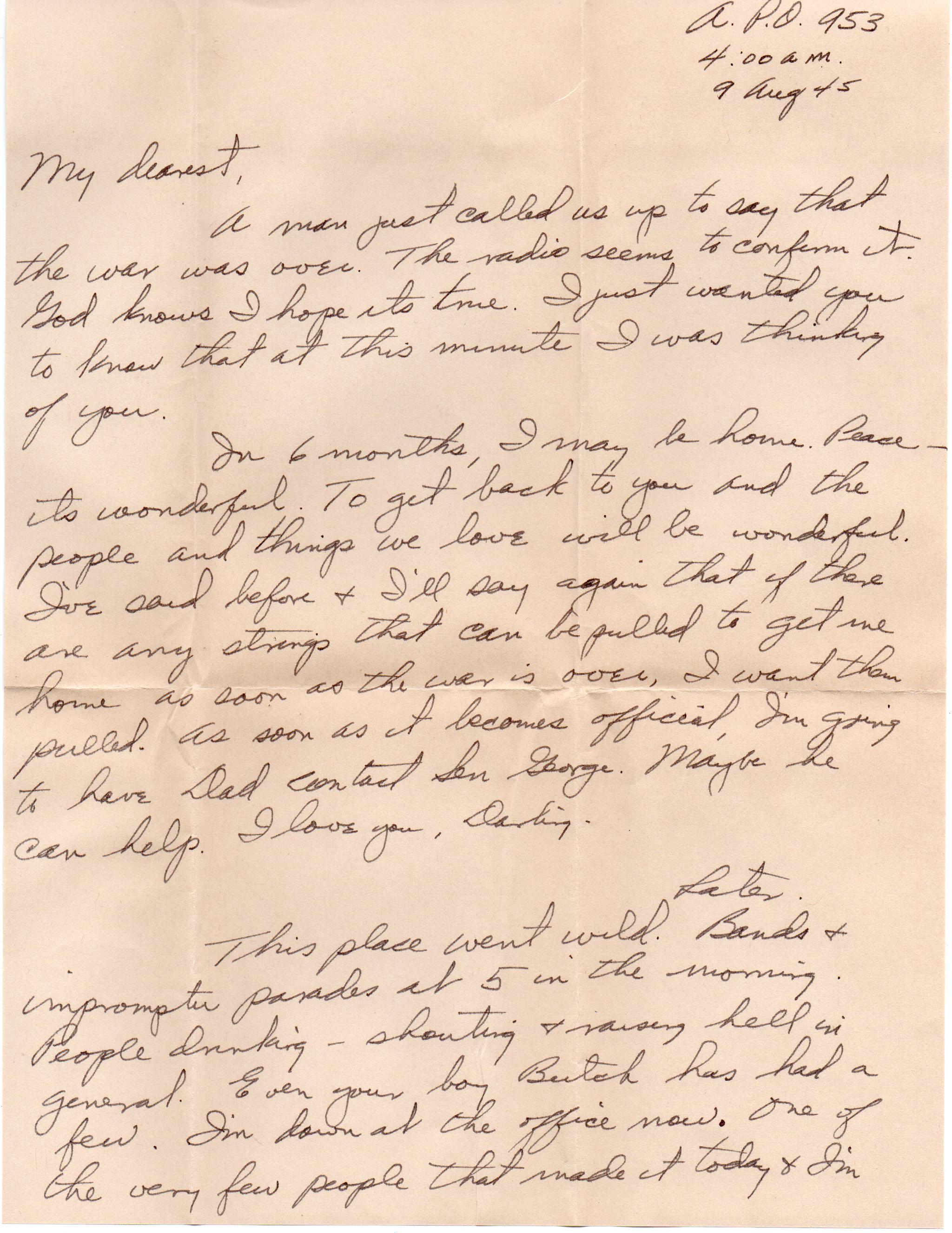 August 9, 1945: Front of page 1