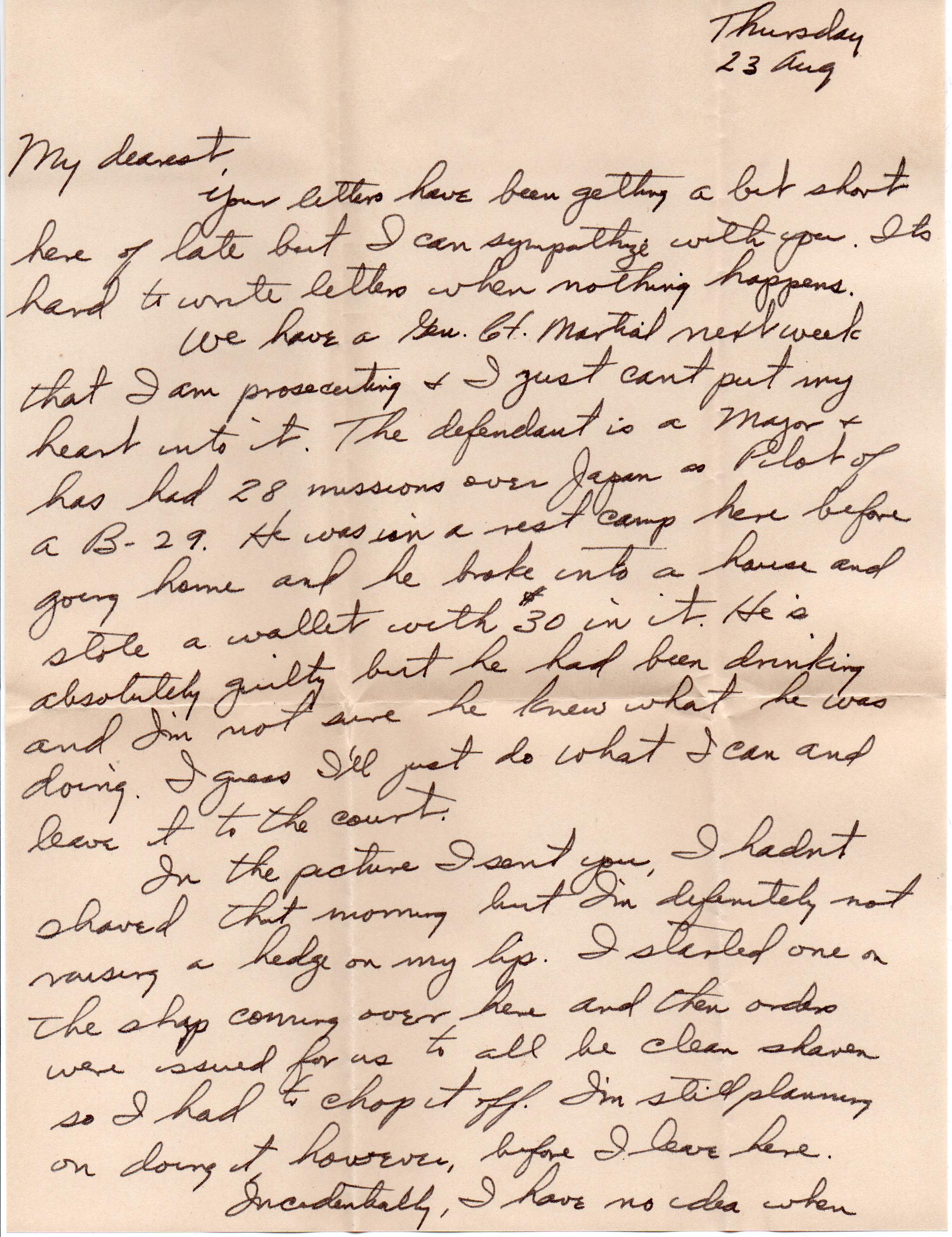 August 23, 1945: Front of page 1