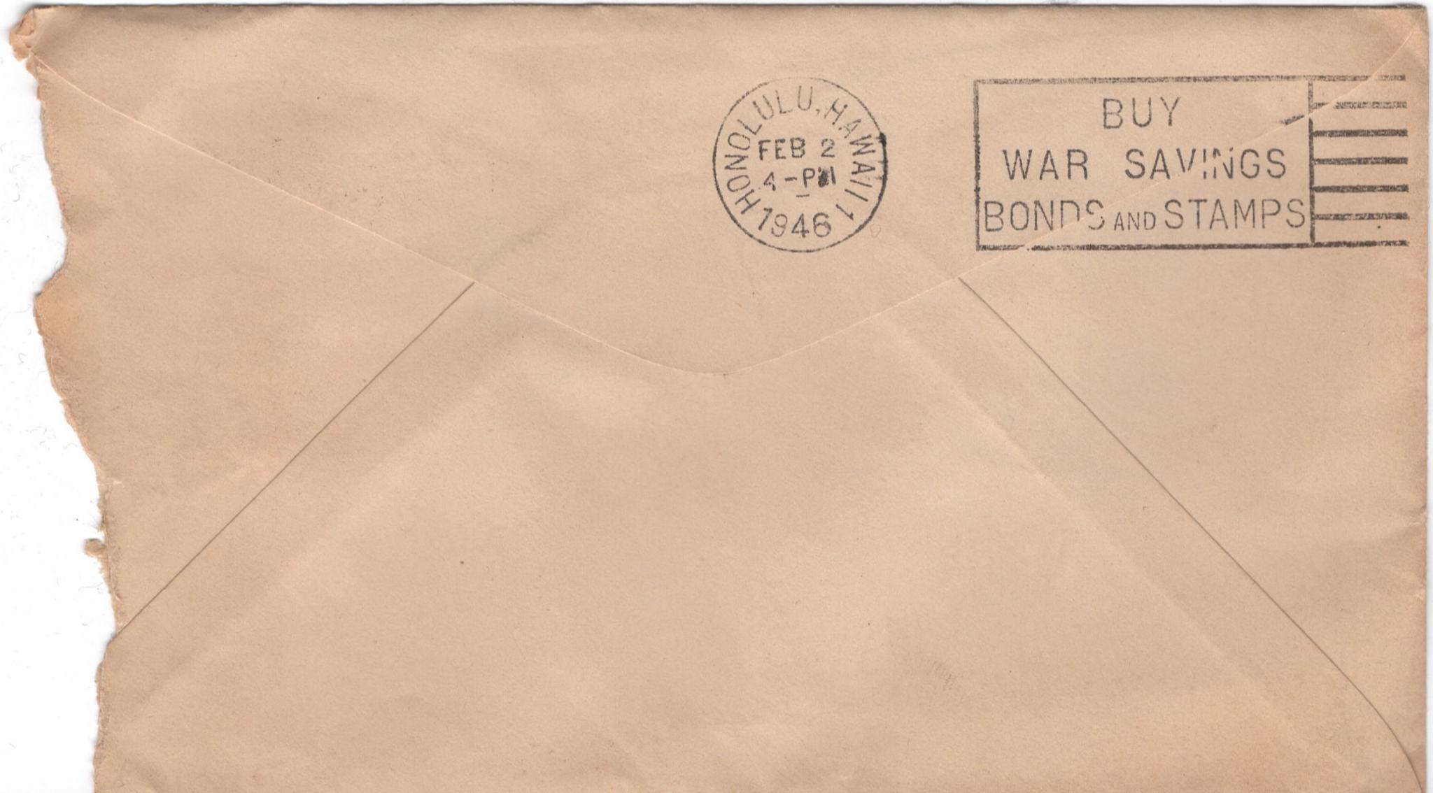 February 2, 1946: Back of envelope